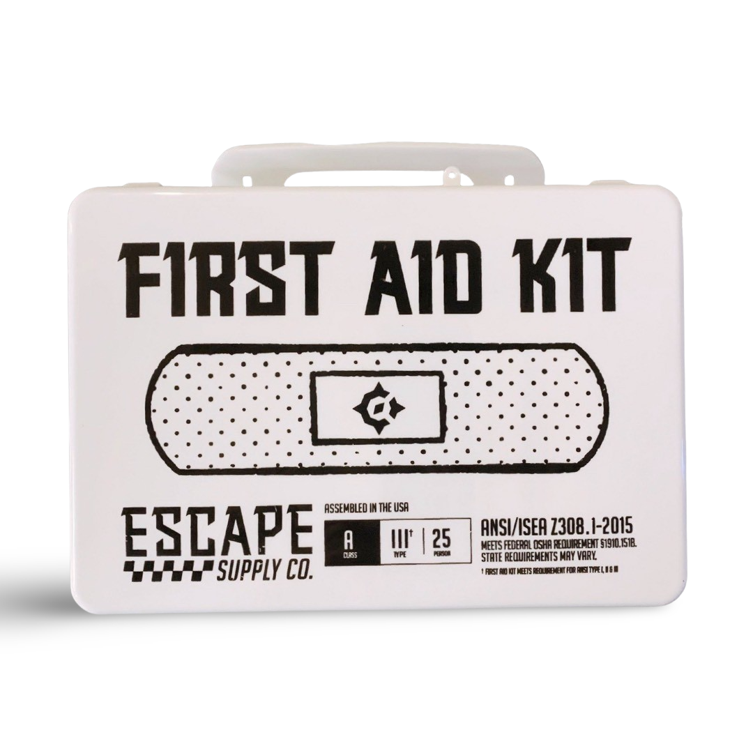 25-Person EMT and OSHA Approved First Aid Kit
