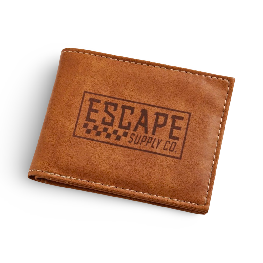 Raceway Logo Bifold Wallet with Removable ID Fold