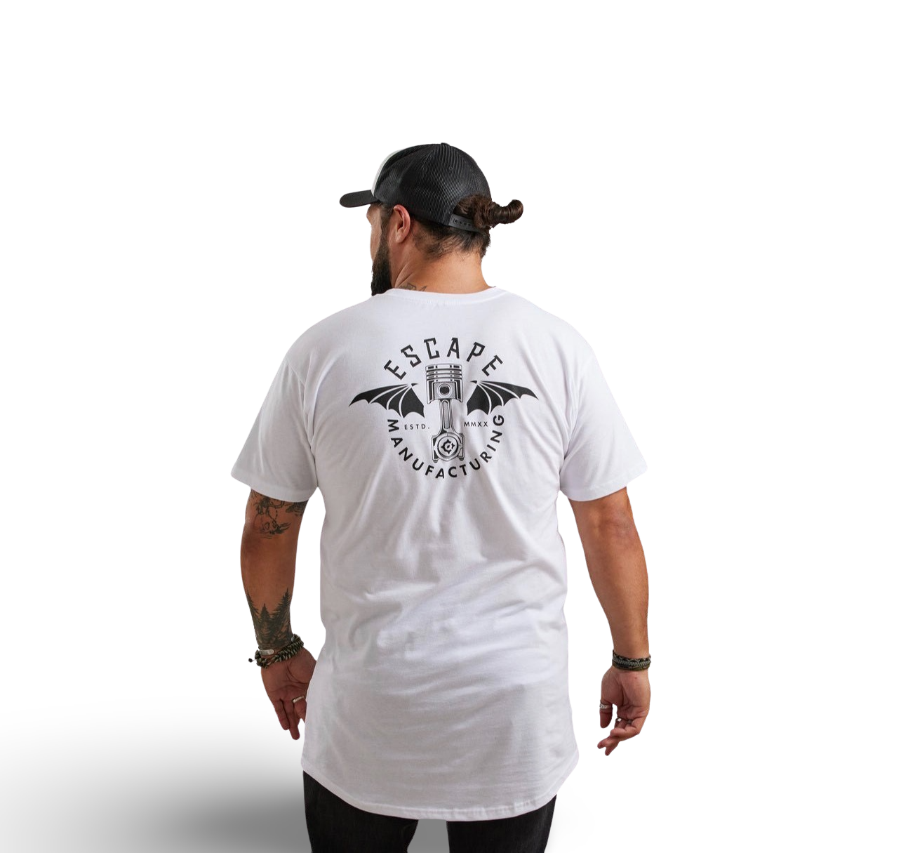 Escape & Batwing Piston Unisex T-shirt- Long Body- Unisex