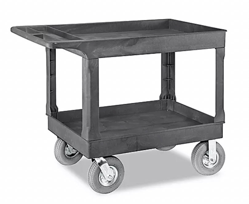 Utility Cart with Pneumatic Wheels,