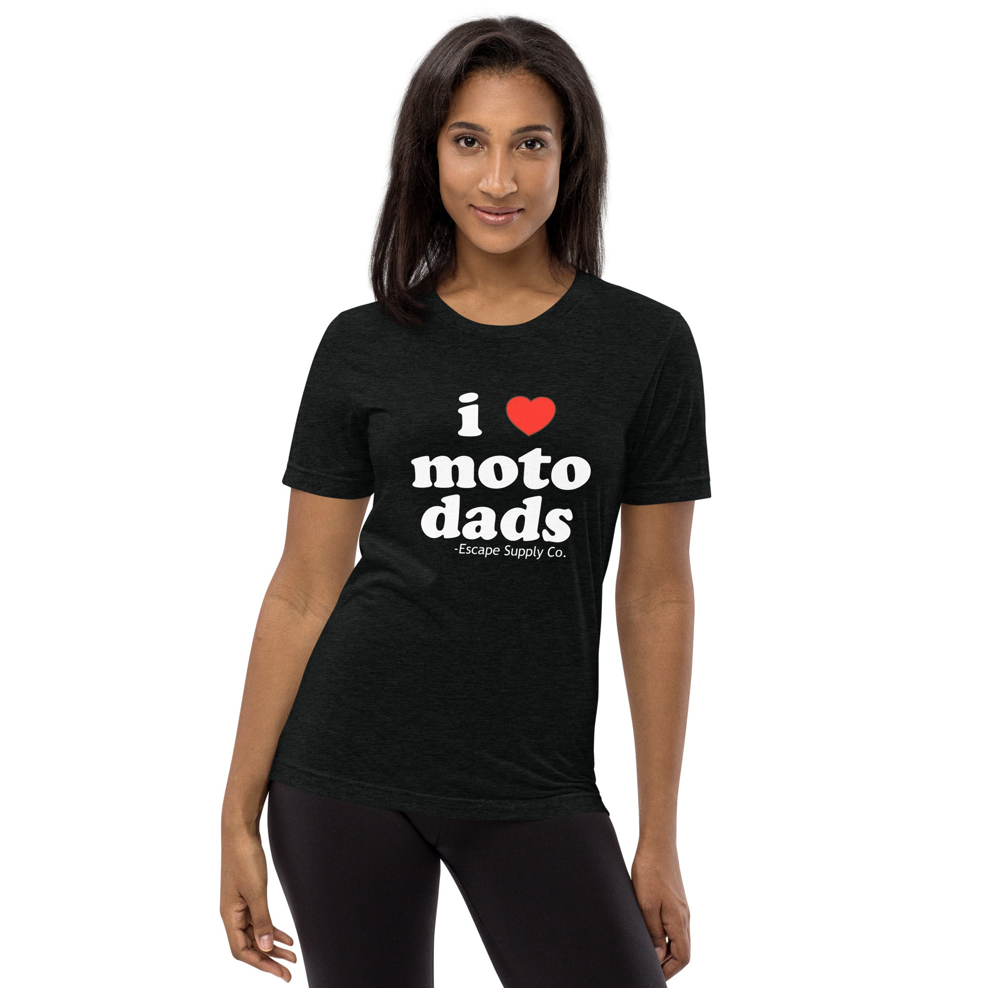 I Love Moto Dads Short sleeve t-shirt